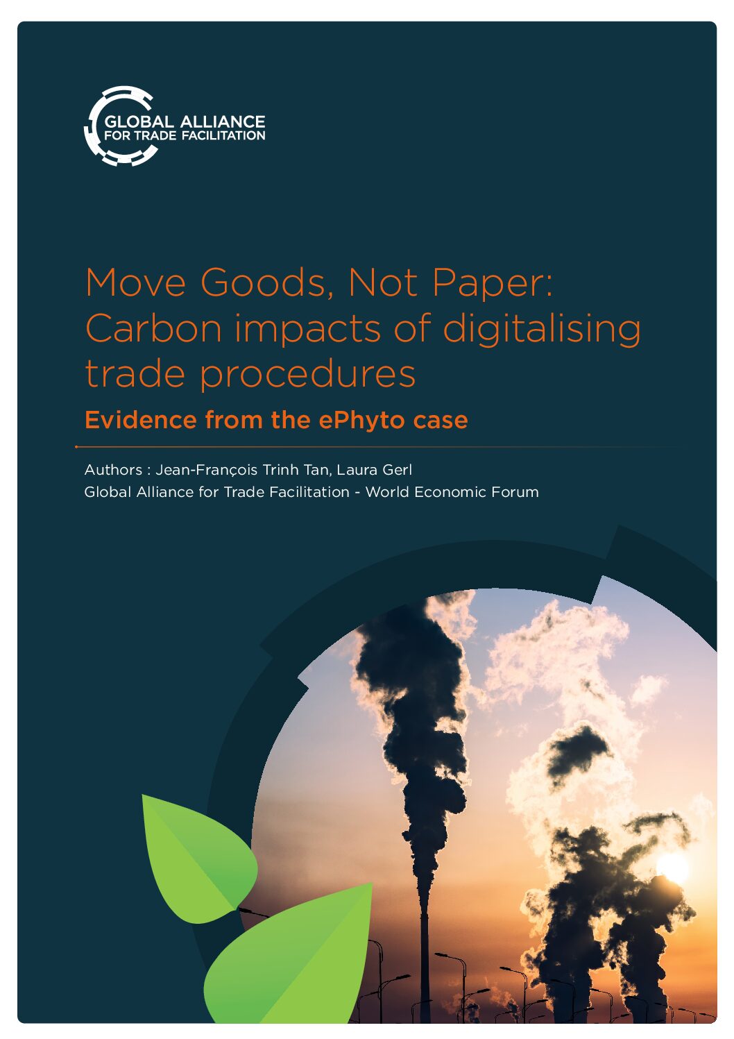Move Goods, Not Paper: Carbon impacts of digitalising trade procedures